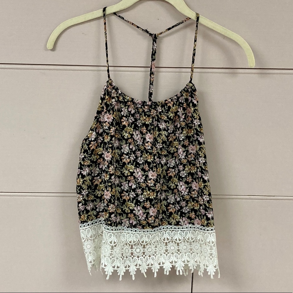 PacSun L.A. Hearts Black Crop Top - Picture 2 of 7